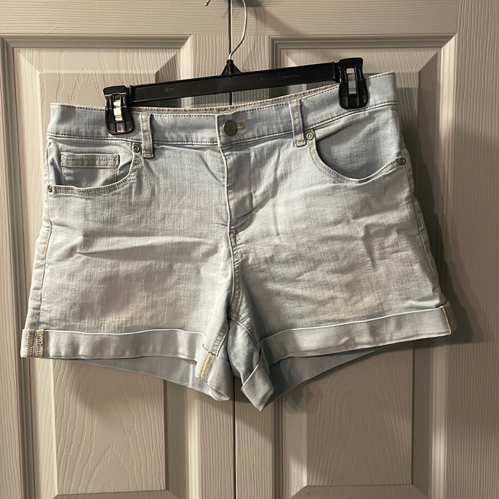 New York and Company Blue Denim shorts size 10 used